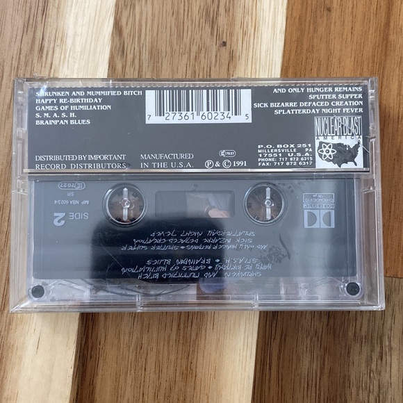 PUNGENT STENCH Been Caught Buttering 1991 Cassette (Collectible) Nuclear Blast - Picture 2 of 6